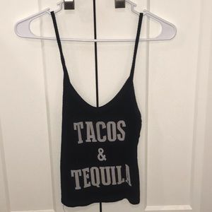 Tacos & Tequila Crop Top